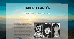 Desktop Screenshot of barbrokarlen.com